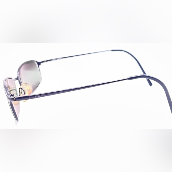 Vintage Serengeti Paseo GG6803 Blue Purple Oval Sunglasses Frames Only - Picture 5 of 8